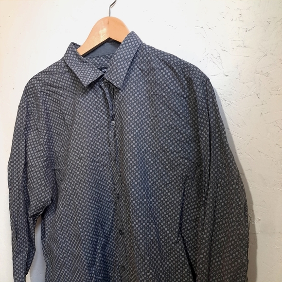 Boss Gray Casual Button Down Shirt for Smart Casual Wear - Picture 6 of 11